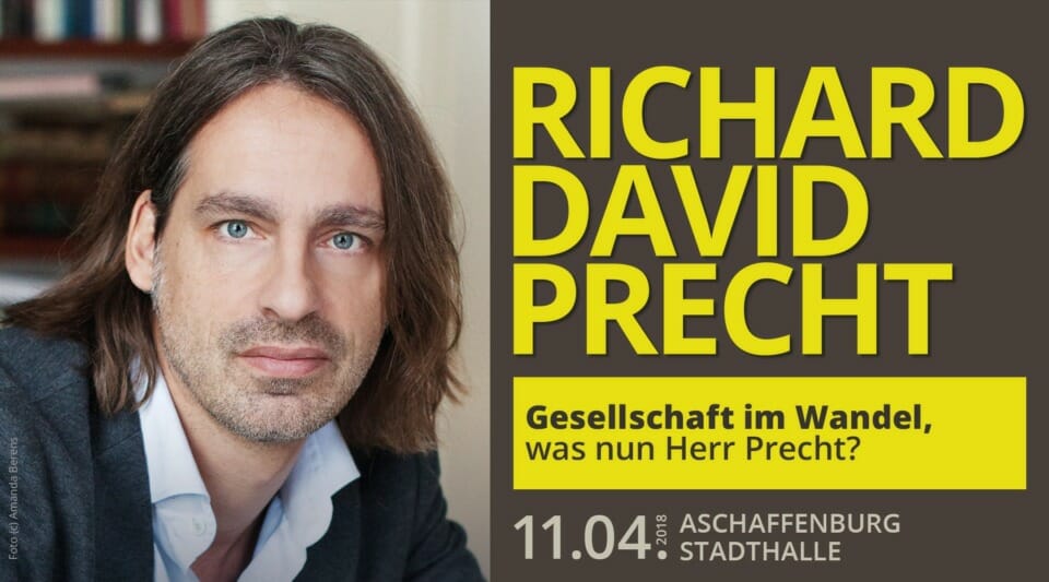 Richard David Precht in der Stadthalle Aschaffenburg