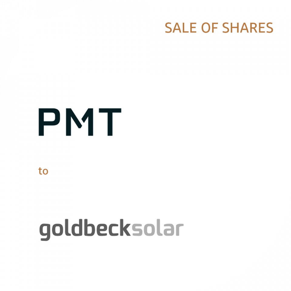 PMT GmbH & Co. KG an GOLDBECK SOLAR GmbH