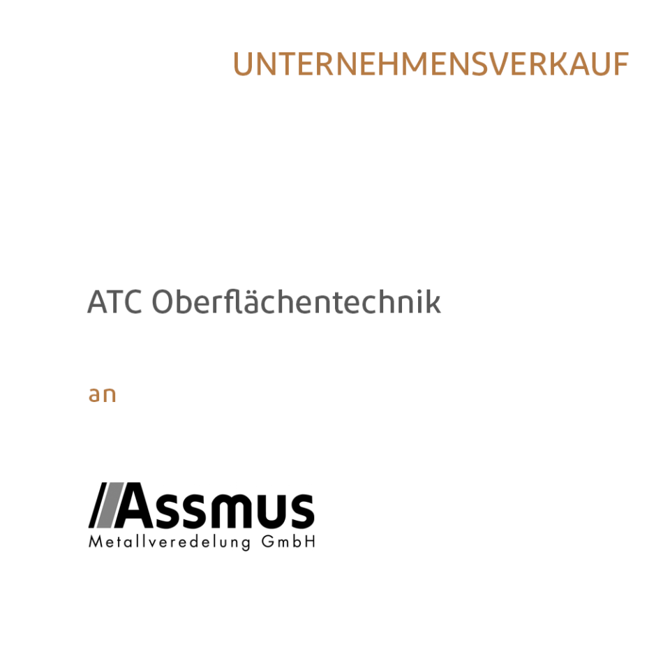 ATC Oberflächentechnik GmbH  an Assmus Metallveredelung GmbH