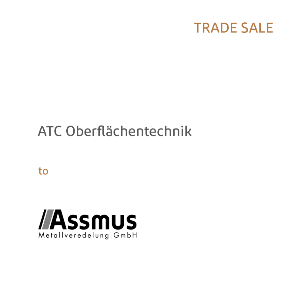 ATC Oberflächentechnik GmbH  an Assmus Metallveredelung GmbH