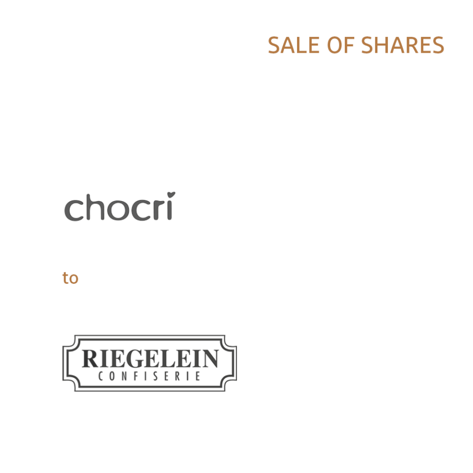Chocri GmbH  an Hans Riegelein & Sohn GmbH & Co. KG