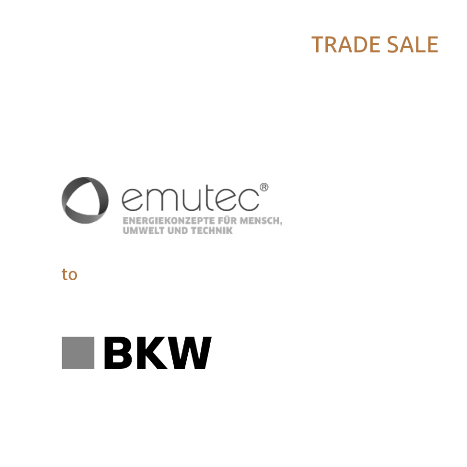 Trade Sale emutec to BKW