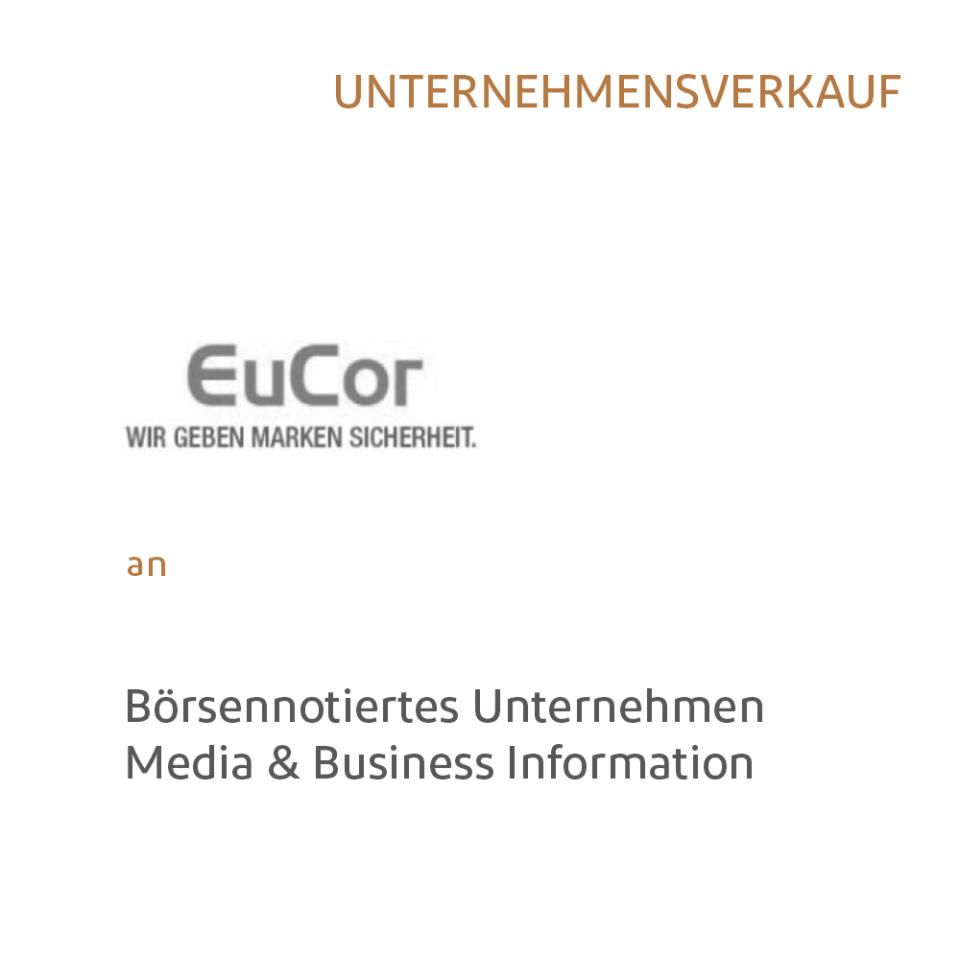 Verkauf EuCor an Börsennotiertes Unternehmen