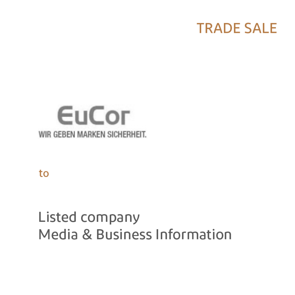 Trade Sale EuCor to stock listed company