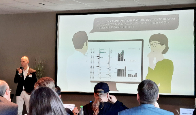 Mario referiert beim TEMP Unternehmertag 