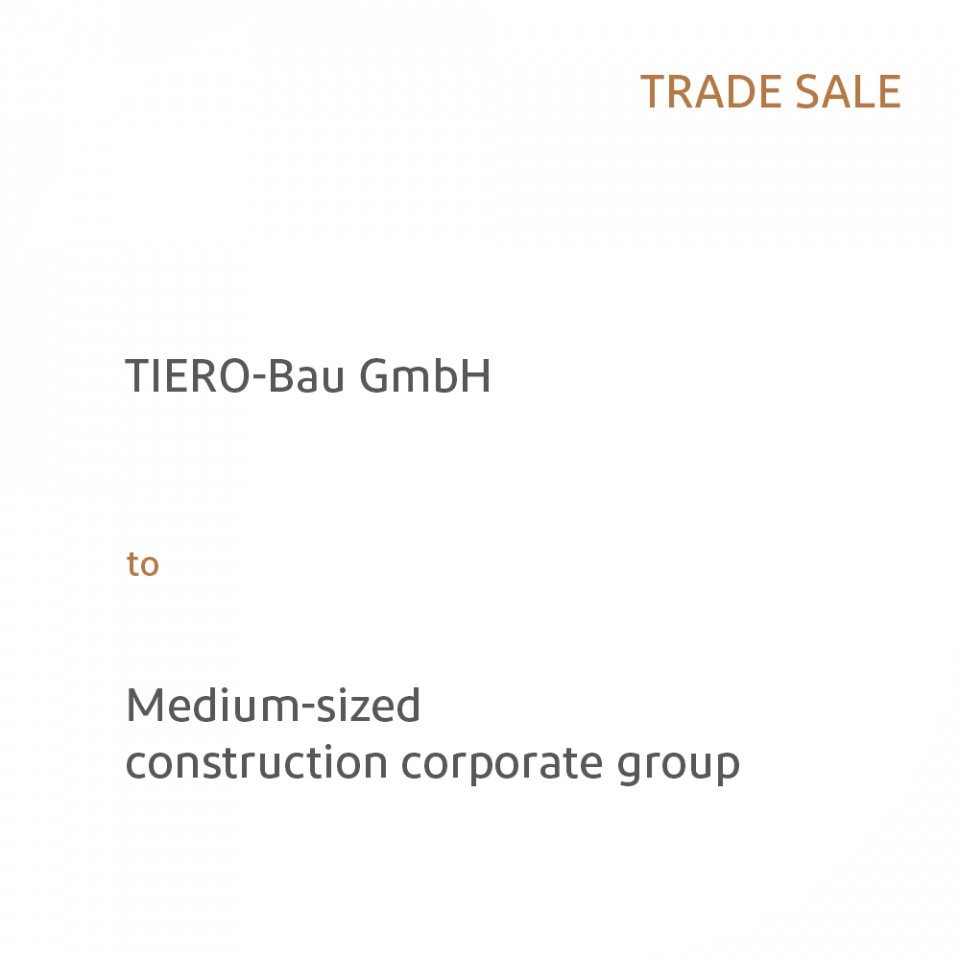 TIERO-Bau GmbH an medium-sized construction corporate group